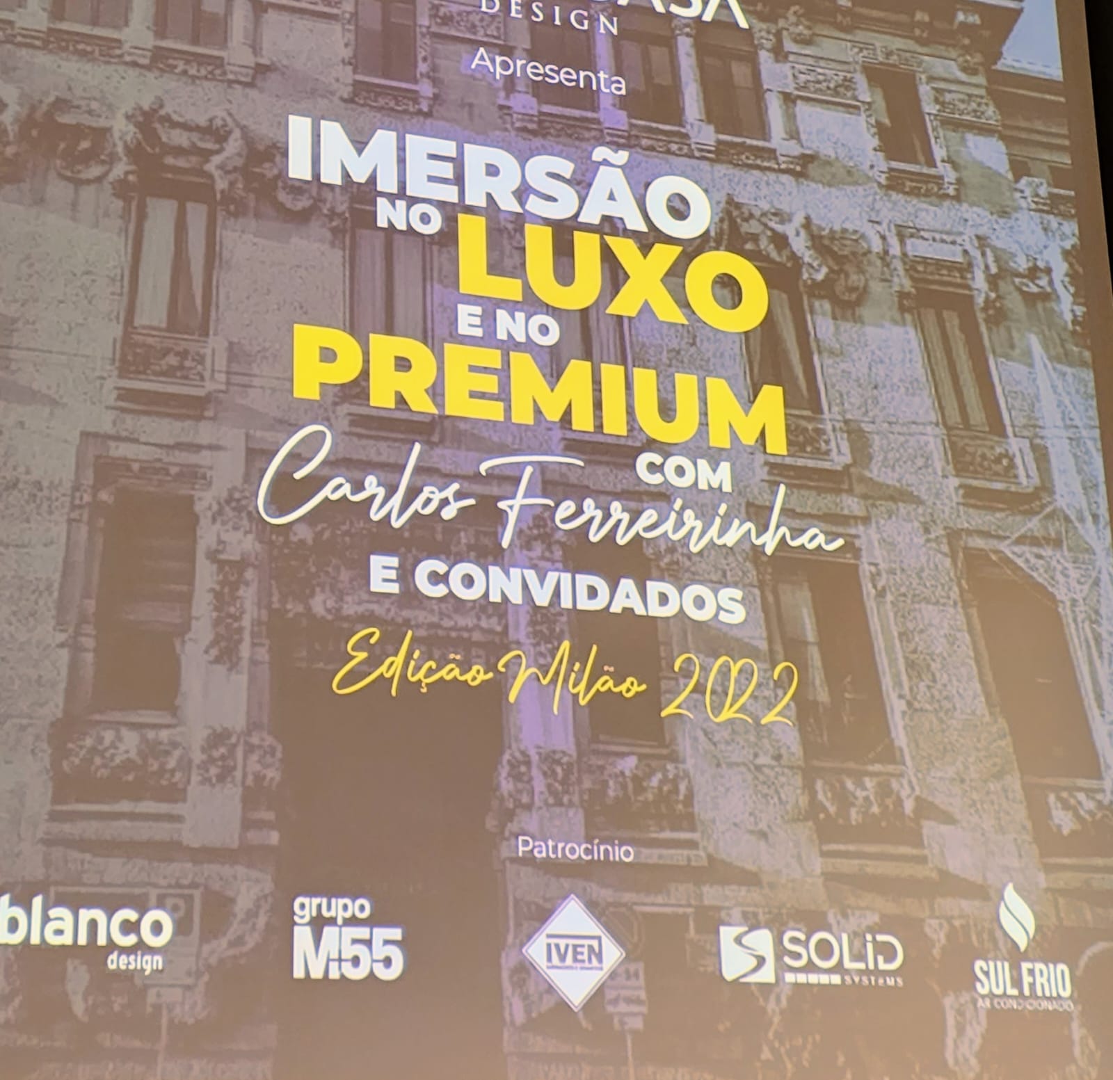 Tudo sobre o evento "Imersão no Luxo e no Premium", patrocinado pela Solid na Itália!